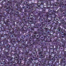 Miyuki delica Beads 11/0 - Sparkling purple lined crystal ab DB-1754